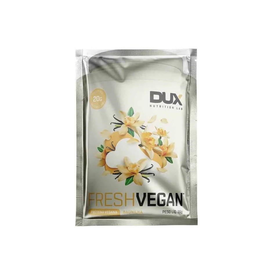 Fresh Vegan Sachê (26g) - Sabor: Baunilha