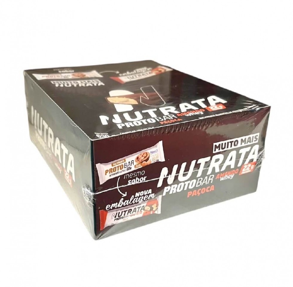 ProtoBar Whey Display - Sabor: Amendo Whey (9 unid. 70g)
