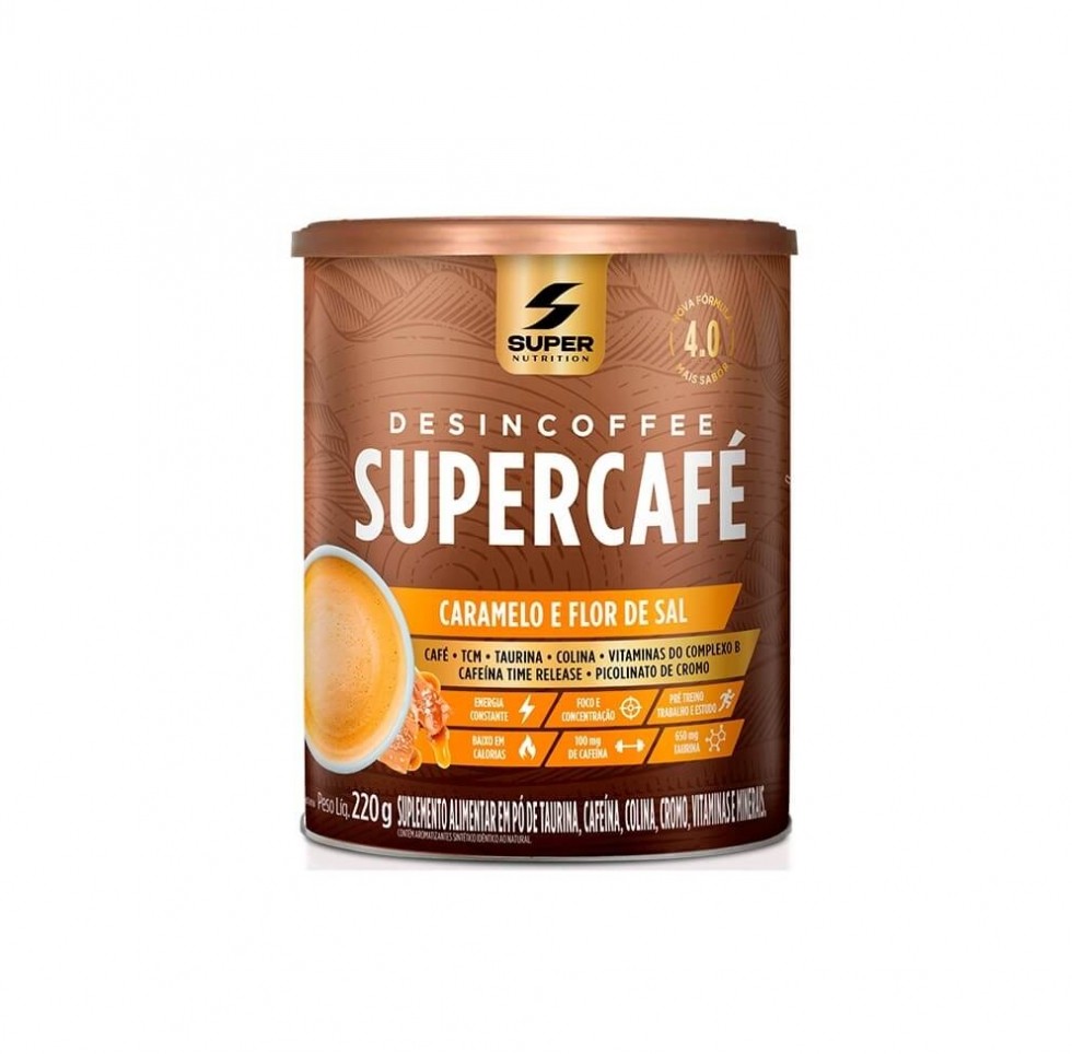 Supercafé Desincoffee (220g) - Sabor: Caramelo e Flor de Sal