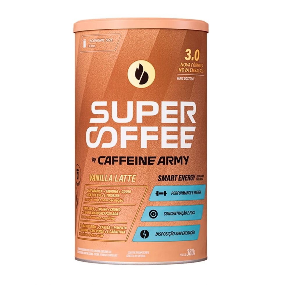 SuperCoffee 3.0 (380g) - Sabor: Vanilla Latte