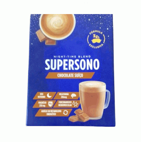 Supersono (Display 14 sachês 10g) - Sabor: Chocolate Suiço