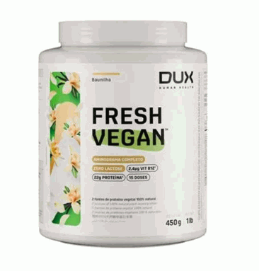 Fresh Vegan (450g) - Sabor: Baunilha