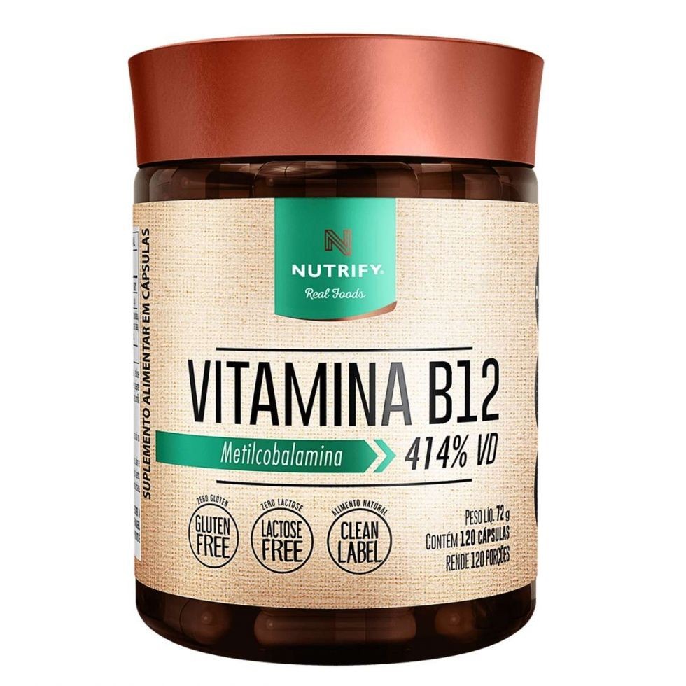 Vitamina B12 (120 caps) - Padrão: Único