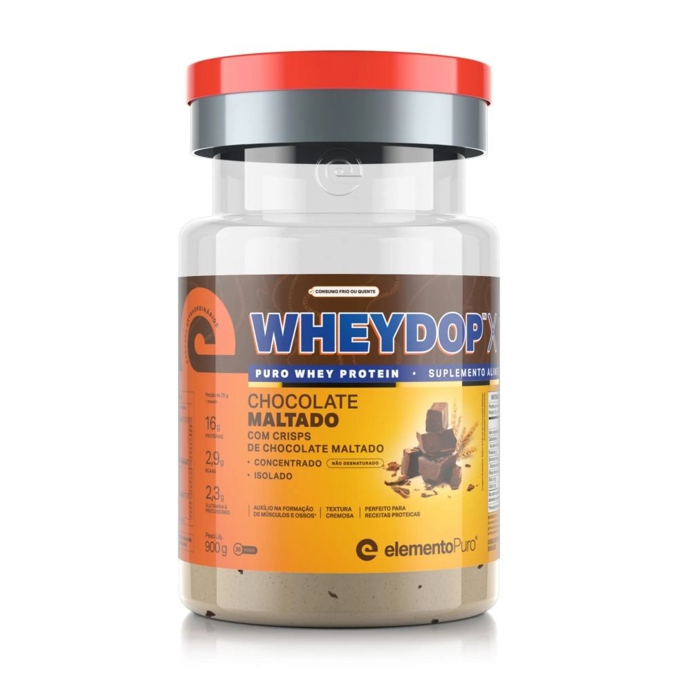 WheyDop-X (900g) - Sabor: Chocolate Maltado