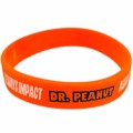 Pulseira de Silicone Dr Peanut - Cor: Laranja
